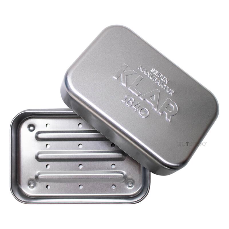 Klar Seifen Sæbe Beholder i Aluminium - Praktisk Opbevaring