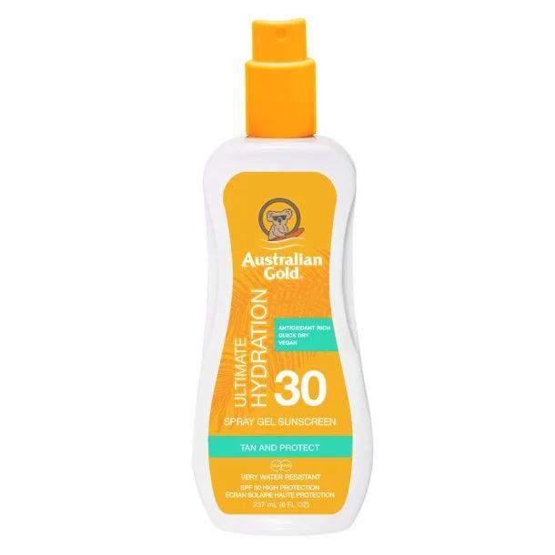 Australian Gold   Ultimate Hydration Lotion Med Spray  Faktor 30   Solcreme   Hos Frisøren   Baronen
