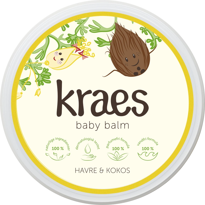 Kraes Baby Balm Havre   Kokos 300 Ml