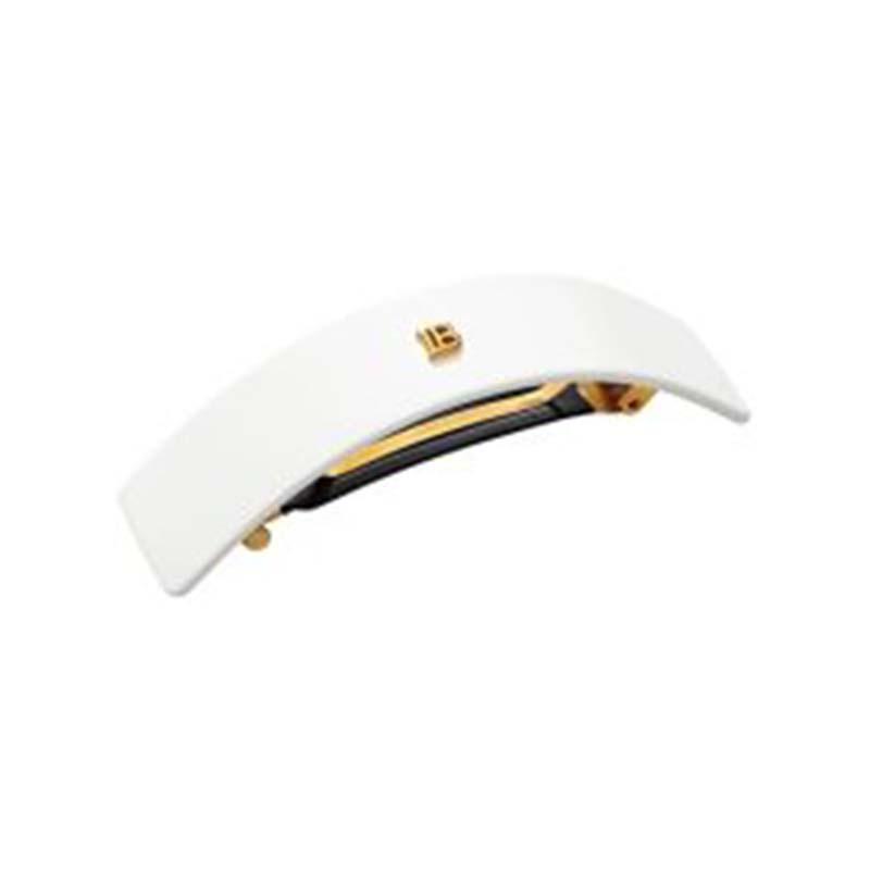Balmain Hvid Cellulose Acetat Hårbøjle - Elegant Tilbehør