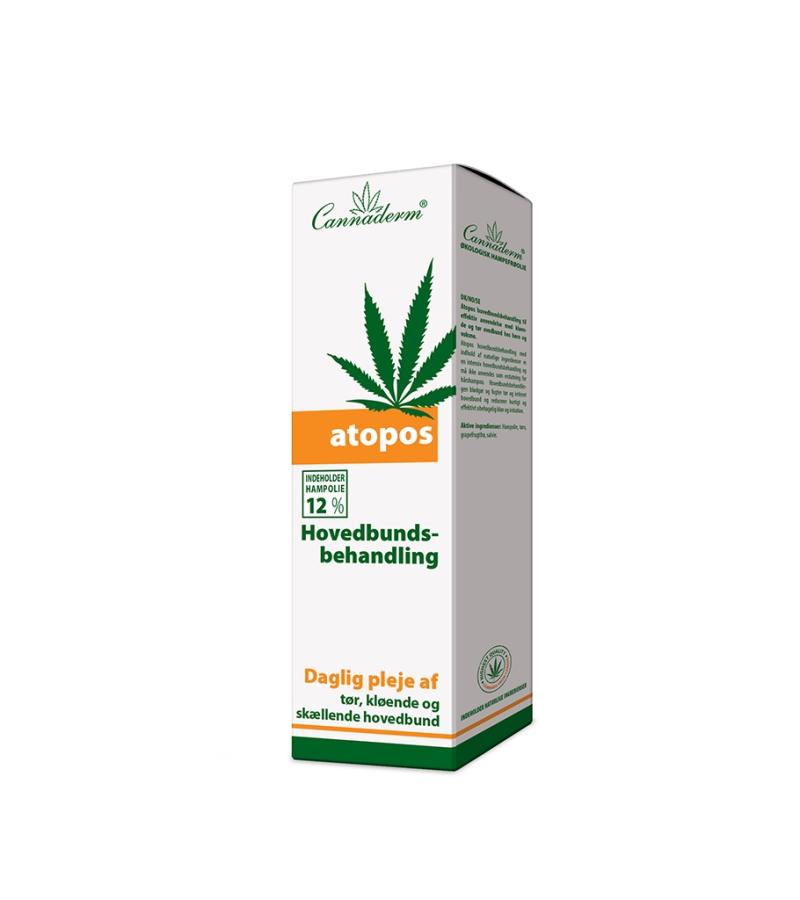 Cannaderm Atopos Hovedbundsbehandling 100 Ml - Økologisk Pleje