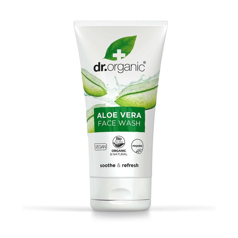 Dr  Organic Aloe Vera Soothing Face Wash   150 Ml