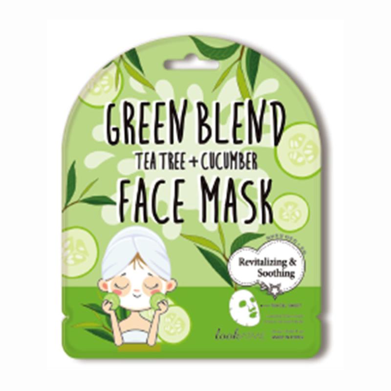 Look At Me Tencel Ansigtsmaske Grøn Blend - Tilbud!