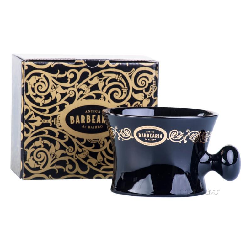 Antiga Barbearia De Bairro Barberskål med Håndtag - Sort