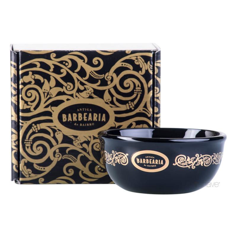 Antiga Barbearia De Bairro Barberskål i Sort Porcelæn