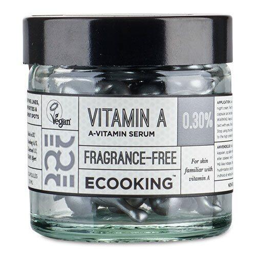 Ecooking A Vitamin 0,30% - 60 Kapsler til Hudpleje
