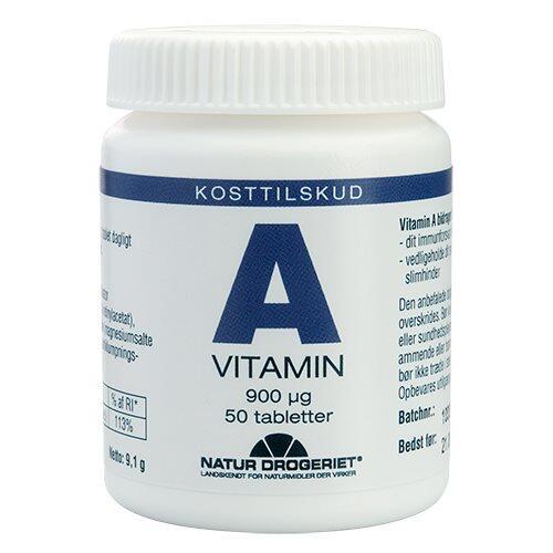 A Vitamin 3000 I E    50 Tabletter