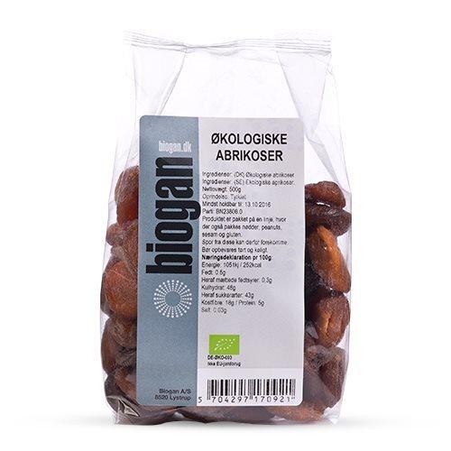 Abrikoser økologisk   500 Gram