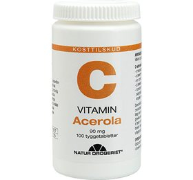 Nd Acerola C Vitamin Tyggetabletter - 100 stk.