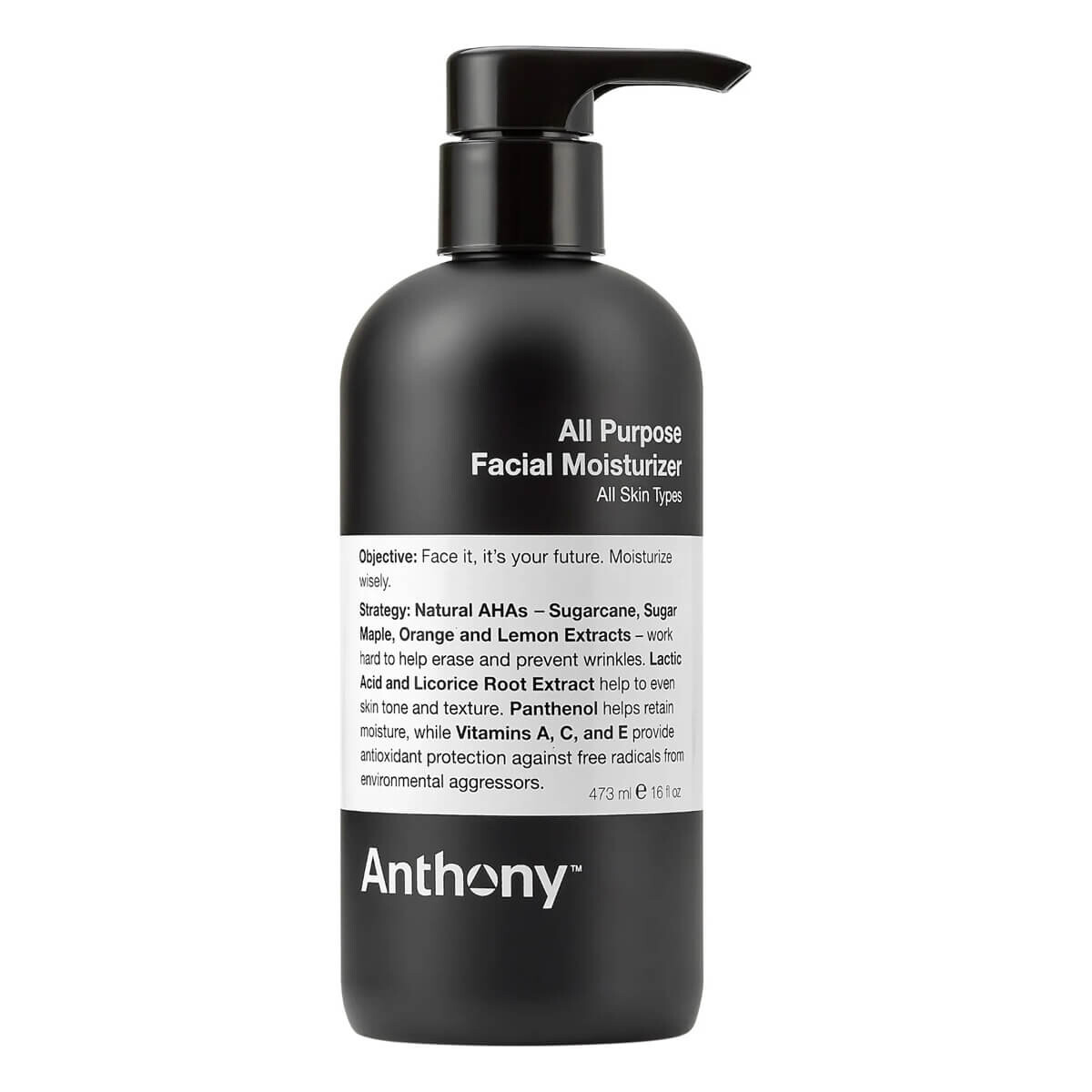 Anthony Logistics All Purpose Facial Moisturizer  473 Ml