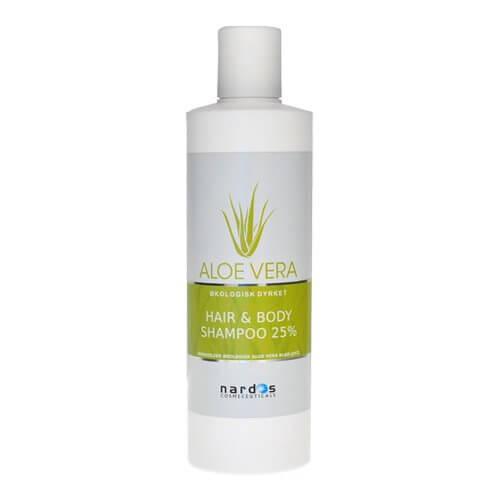 Aloe Vera Hår- og Kropsshampoo 25% - 300 ml Luksuspleje