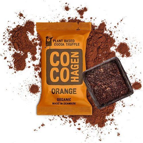 Cocohagen Orange Kakaotrøffel - 20 Gram Snack Delight