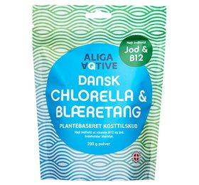 Aliga Aqtive Dansk Chlorella   Blæretang 200 G