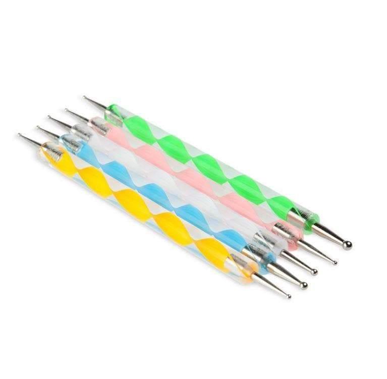 Dotting Tools i Plast - Perfekte til Nail Art Mønstre!