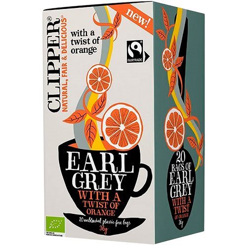Clipper Earl Grey Te M  Appelsin ø  20br