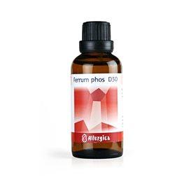 Allergica Ferrum Phos D30 Cellesalt 3 - 50ml Helseprodukt