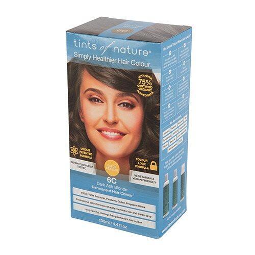 Tints Of Nature Økologisk Hårfarve 6C Mørk Aske Blond 130ml