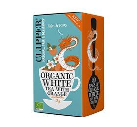 Clipper Hvid Te med Appelsin - 20 Breve Økologisk Te