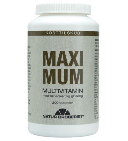 Maximum Extra 200tab - Multivitamin med Ginsengtilskud