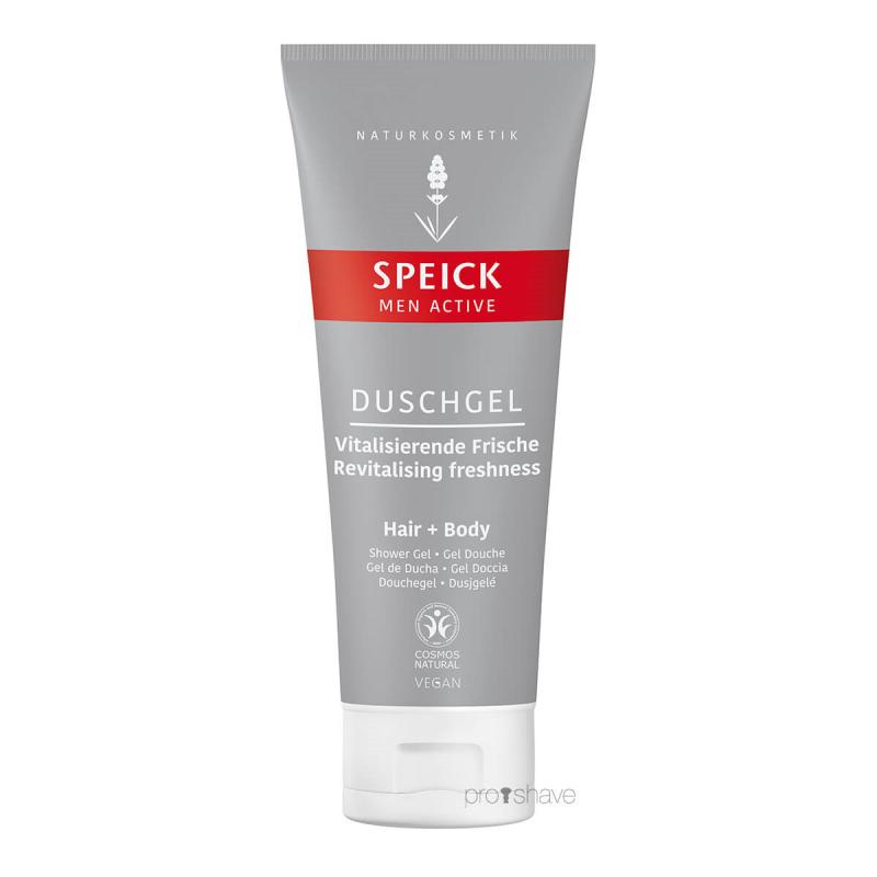 Speick Men Active Showergel 200 ml - Naturlig Rens og Fugtgivning