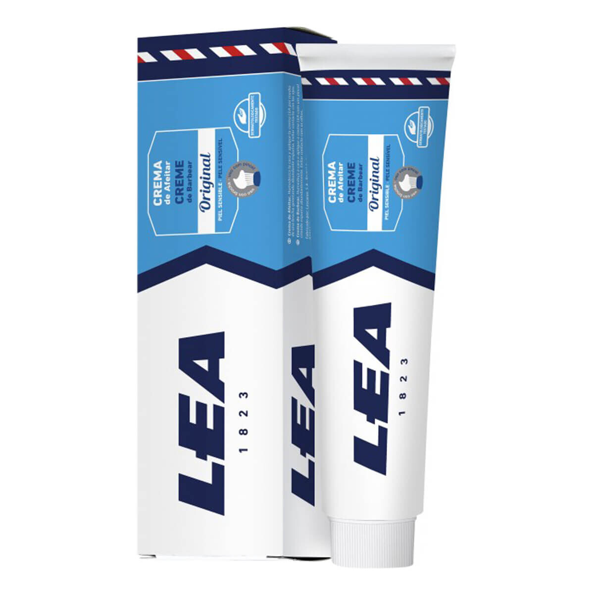 Lea Barbercreme På Tube  100 Gr  Til Barbering Med Børste