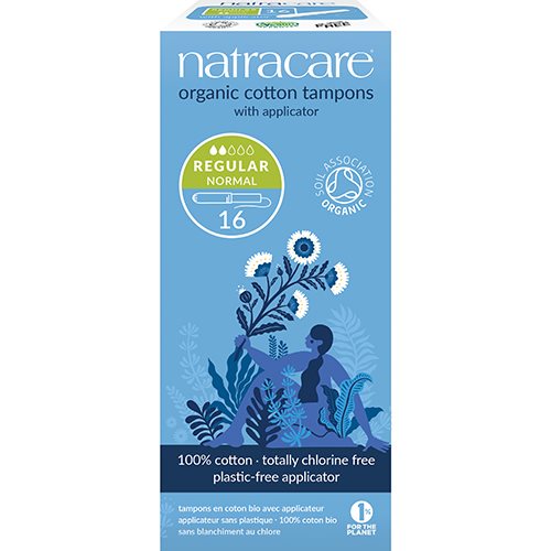Natracare Tampon 16 Stk Regular Normal M  Hylster   1 Pk