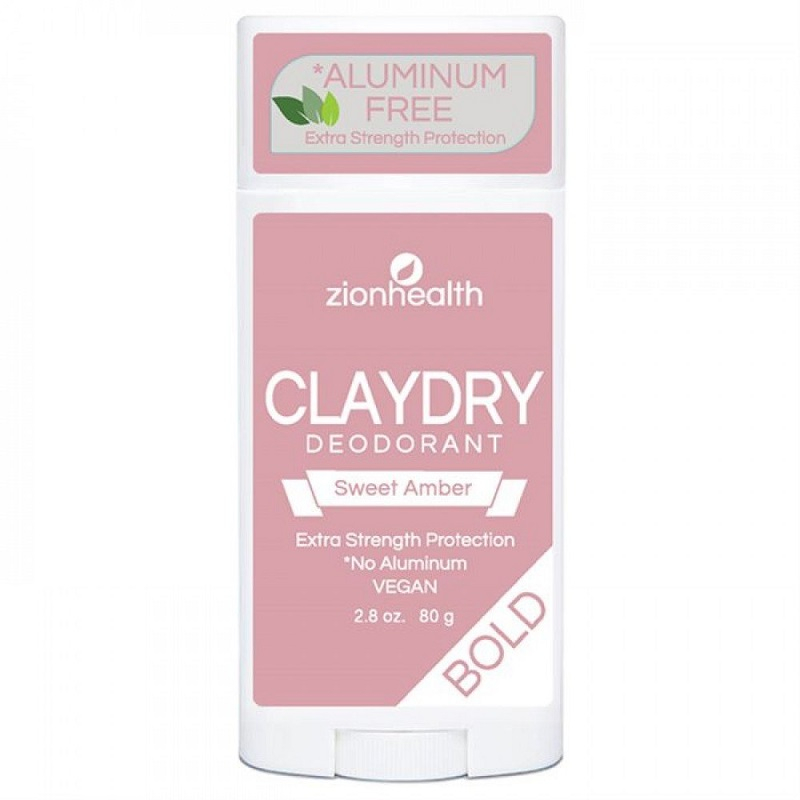 Zionhealth   Bio Claydry Deodorant   Sweet Amber 80g