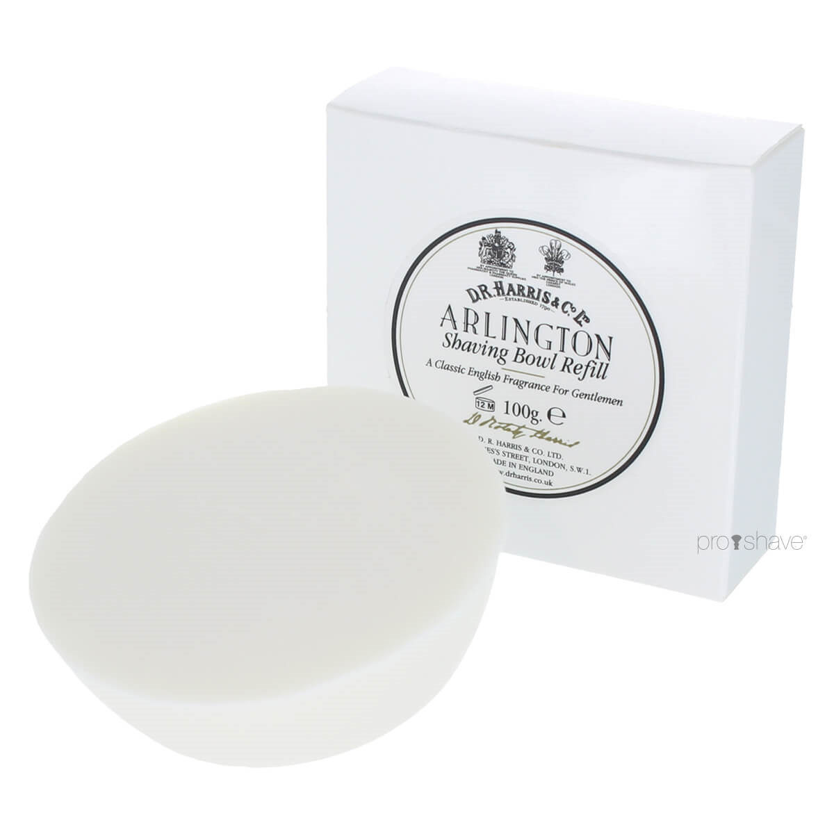 D R  Harris Arlington Barbersæbe  Refill  100 Gr