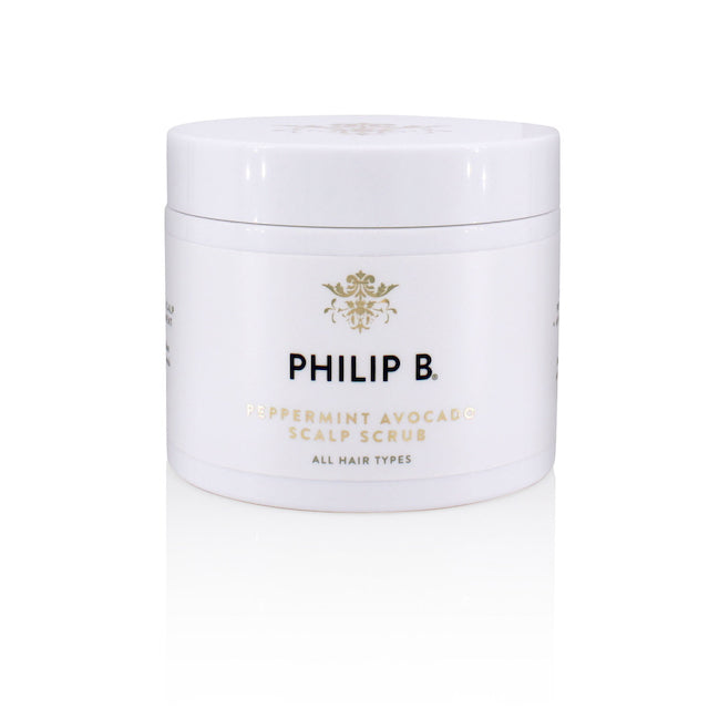 Philip B  Peppermint Avocado Scalp Scrub 236ml   Hos Frisøren   Baronen